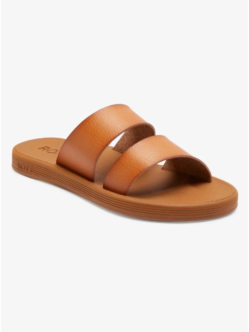 $46 ROXY Women’s Coastal Cool Slide Sandals In Tan Size 9